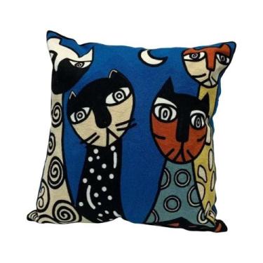 Imagem de Capa De Almofada Decorativa Abstrata Impressa Em 3D Picasso Para Sofá,