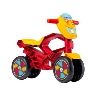 Imagem de Bicicleta de Equilíbrio Cardoso Toys Totokross - Vermelha, Vermelho