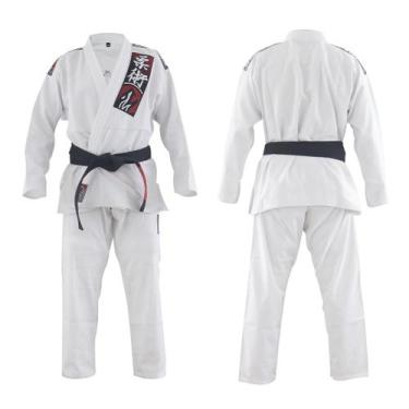 Imagem de Kimono de Jiu Jitsu Adulto Naja Choke, Branco, A0