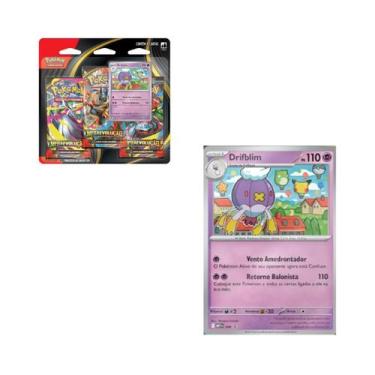 Imagem de Pokemon Cartas TCG Megaevolução Blister Triplo Drifblim - COPAG