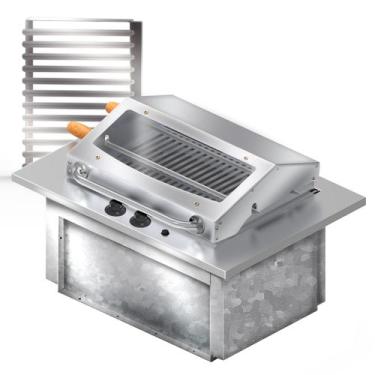 Imagem de CHE11 Assador Cooktop Eletrico de embutir 70x48x30cm 127V - SARO