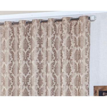 Imagem de Cortina Tecido Jaquard Semi blackout 2,80x1,80 Para Sala e Quarto - ga