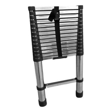 Imagem de Escada Aço Inox Extensiva Telescópica 15 Degraus 4,4 metros - Sea Rive