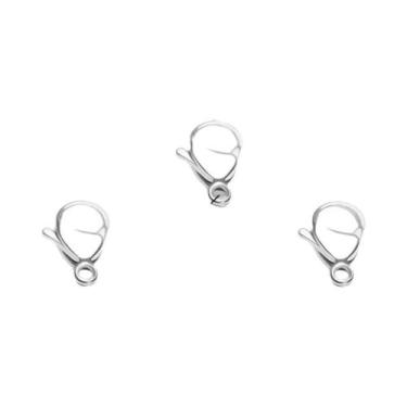 Imagem de Fechos De Lagosta Em Aço Inoxidável 50 Peças, Acessórios Para Joias DI