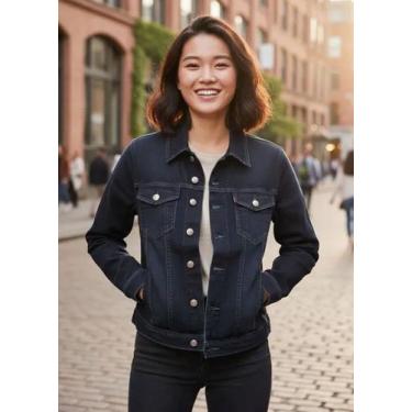 Imagem de Jaqueta jeans modelagem tradicional ótima qualidade p ao exg - Caligem