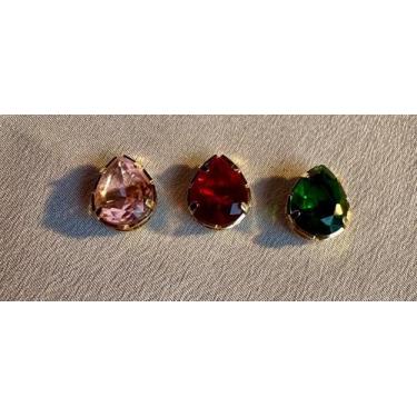 Imagem de Pingente Gota Zircônia 6x12 - Ancia Jias e Semijoias, Rosa, UNICO