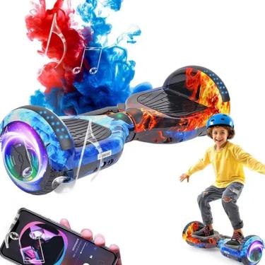 Imagem de Hoverboard Skate Elétrico 6.5 Gelo e Fogo Led Bluetooth