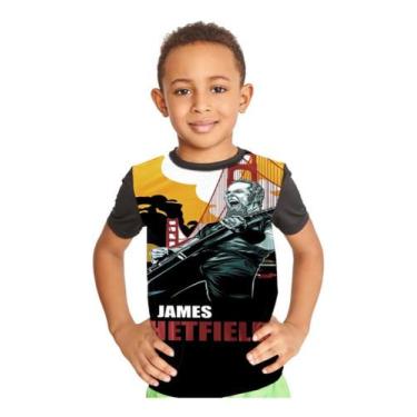 Imagem de Camiseta Infantil Metallica James Hetfield Ref:896 - Smoke