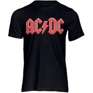 Imagem de Camiseta Masculina Banda Rock Ac Dc 100% Algodão