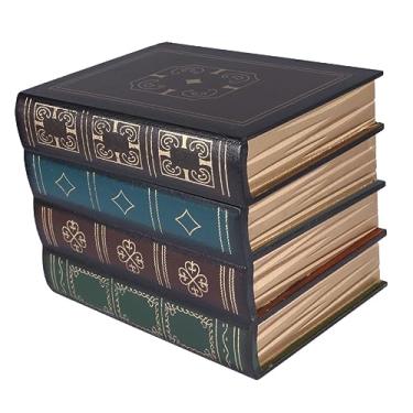 Imagem de Zerodeko Caixa De 1 Unidade livro seguro suportes de prateleira livros decoração livro de apoio adereço de livro adereços Caixa de jóias livro decorativo Caixa de armazenamento