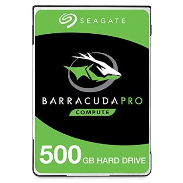 Imagem de Seagate Disco rígido interno BarraCuda Pro 500 GB de desempenho – SATA de 2,5 polegadas 6 Gb/s 7200 RPM 128 MB de cache para computador desktop PC, laptop, recuperação de dados – embalagem sem frustração (ST500LM034)