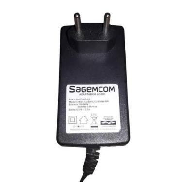 Imagem de Kit com 10 Unidades - Fonte de Alimentação 12V 2,5AMP - SAGECOM, 12V