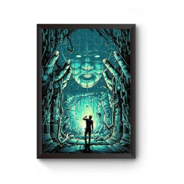 Imagem de Quadro Arte Hellraiser Poster Moldurado - Fanarte