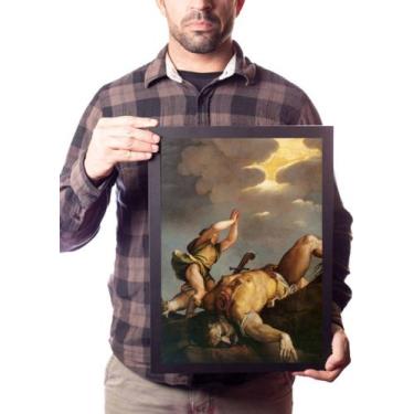 Imagem de Quadro Decorativo Ticiano Vecellio Davi E Golias - Fanarte