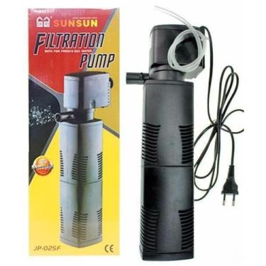 Imagem de Filtro Interno Com Bomba Sunsun Jp-025f 1600l/h Para Aquário, 110V