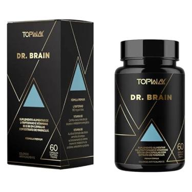 Imagem de TopWay, Dr. Brian, enriquecido com L-Triptofano + Vitamina B3 + Vitamina B6 + Extrato De Maracujá, Suplemento alimentar, Sem sabor, 60 Cápsulas Soft Gel • 30 doses