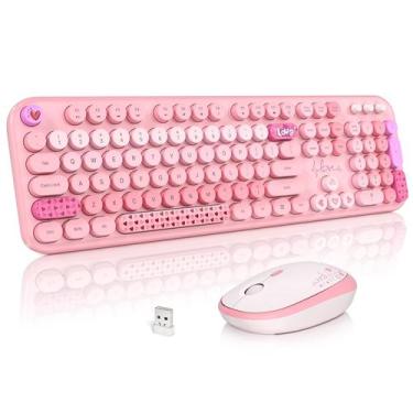 Imagem de Teclado e mouse sem fio Atelus Typewriter em tamanho grande