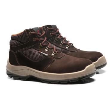 Imagem de Bota Botina Segurança Epi Bracol Denver Couro Nobuck Pvc Ca, 39