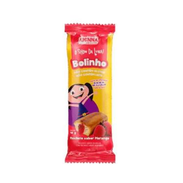 Imagem de Bolinho Sem Glúten Recheado de Morango Aminna 40g