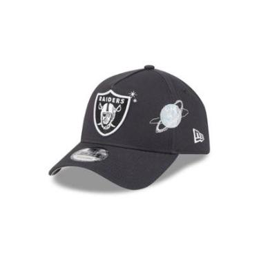 Imagem de BONE NEW ERA 9FORTY A-FRAME LAS VEGAS RAIDERS NFL PLANETS-Masculino