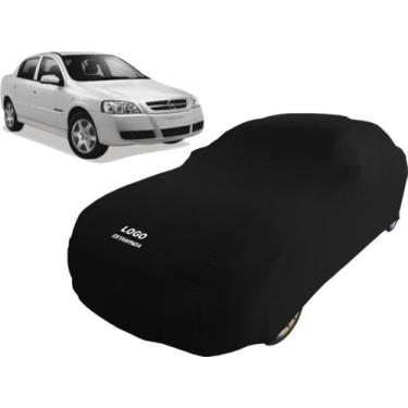Imagem de Capa Automotiva Gm Astra Sedan Tecido Helanca Cor Preta - Mz, Preta