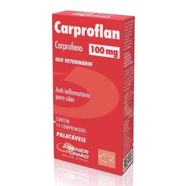 Imagem de Carproflan Agener União 100mg 14 Comprimidos - Agener União / Carprofl