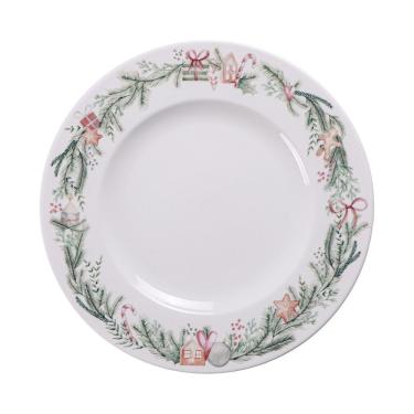 Imagem de Prato Panetone Tramontina Casa Natal Noite Feliz Em Porcelana Decorada 28 Cm Tramontina