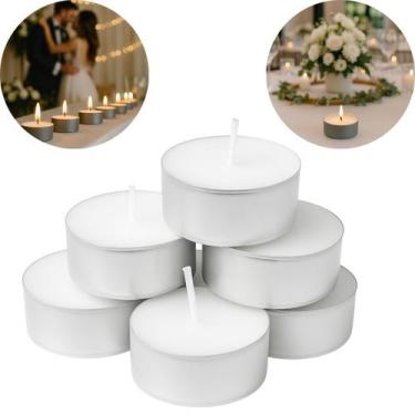 Imagem de Kit 30 Vela Aromática Lamparina Decorativa Festa Casamento - Citrea