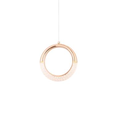 Imagem de Lustre Pendente Nordecor Woni 2414 Dourado Led Bivolt