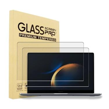 Imagem de i-Tensodo Pacote com 2 protetores de tela de vidro temperado de 40.6 cm para Samsung Galaxy Book 4/3 Pro 40.6 cm, Galaxy Book 4/3 Ultra 40.6 cm, Galaxy Book 4/3 Pro 360 40.6 cm Touchscreen, HD Clear