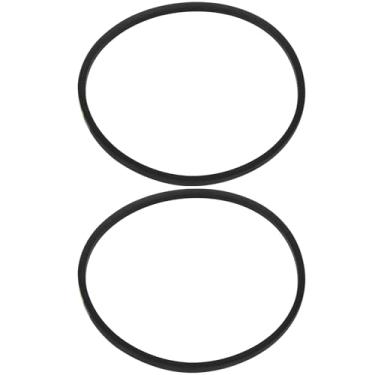 Imagem de LT Easiyl 2 peças de borracha V-Belt A725Li peça de reposição 725 mm circunferência interna 758 mm circunferência externa 12,5 mm largura correia de transmissão compatível com placa vibratória