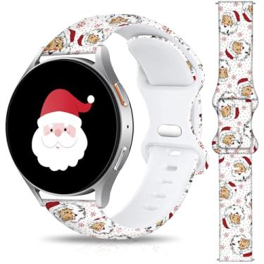 Imagem de Pulseiras de relógio de Natal e Halloween compatíveis com Samsung Galaxy Watch 7 / Watch 6 / Watch 5 / Watch 5 / Watch 5 Pro / Watch 4 / Watch 4 / Watch 4 / Watch 4 Classic / Watch 3 / Active 2e 1