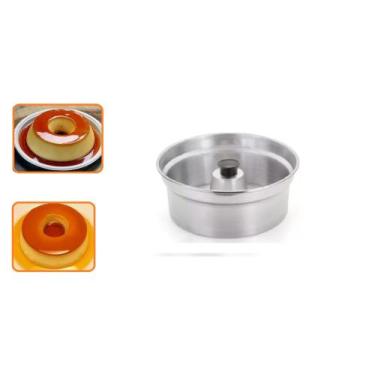 Imagem de Forma Tabuleiro Assadeira Redonda Alumínio Polido IF 35 Com Pegador  N