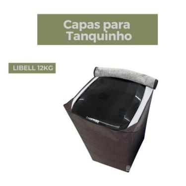 Imagem de Capa para tanquinho semi automática libell 12kg impermeável flex - Cap