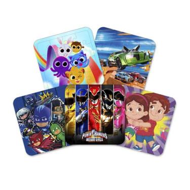 Imagem de Quebra Cabeça Infantil Brinquedo Educativo 16 Peças Sua Escolha 5 Unid