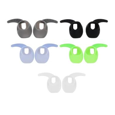 Imagem de YINETTECH 5 pares de ganchos de silicone para pontas de ouvido antiderrapantes suporte de capa de orelha anti-arranhões acessórios de orelha compatíveis com fones de ouvido Galaxy Buds 3