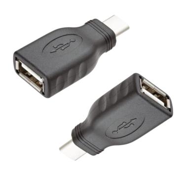 Imagem de Kit 10 Adaptadores Usb Tipo C 2.0 Macho Para Usb Femea Otg