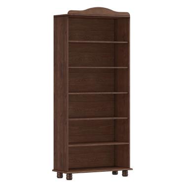 Imagem de Estante Livreiro 5 Prateleiras Rubi 8964WN Café Finestra