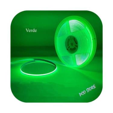 Imagem de Fita De Led Cob 12v 5m Ip20 320 Led/m 14w/m Verde - PCO