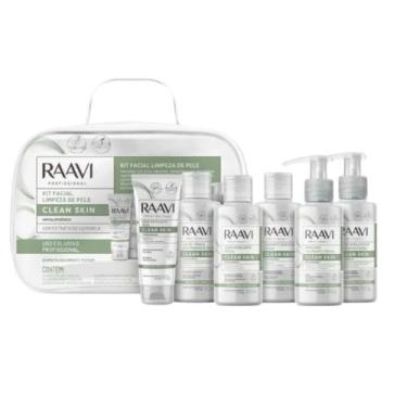 Imagem de Kit Raavi Facial Limpeza De Pele Clean Skin