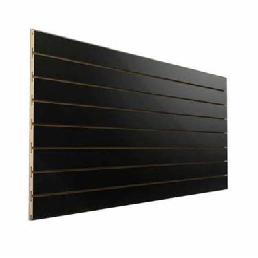 Imagem de Painel Canaletado Expositor Preto 122X244Cm - Deep