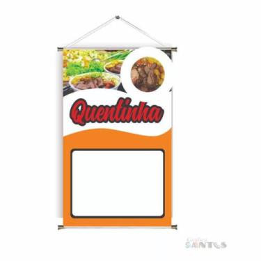 Imagem de Banner pronto Quentinha BA 341 medida 45x70 cm arte pronta