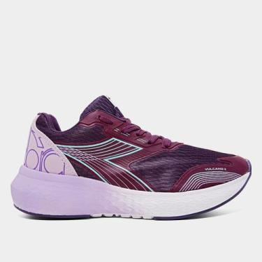 Imagem de Tênis Diadora Vulcano II Feminino, Roxo, Bege, 37