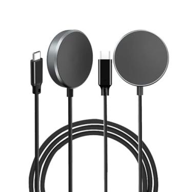 Imagem de Pacote com 2 cabos de carregador para Samsung Galaxy Watch Ultra / 7/6 / 6 Classic / 5/5 Pro / 4/4 Classic / 3 / Active 2 / Active 1, cabo de carregamento magnético de substituição para Samsung Watch,