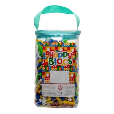 Imagem de Pinos de Montar com 1000 peças em Bolsa Happy Blocs Mágicos