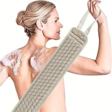 Imagem de Escova de limpeza profunda definitiva para as costas - Esfoliante eficaz e relaxamento calmante para limpeza de todo o corpo - design unissex, perfeito para chuveiro ou banho
