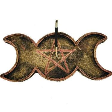 Imagem de Porta Velas E Incensário Fases Da Lua 13575 - Mana Om By Plat1