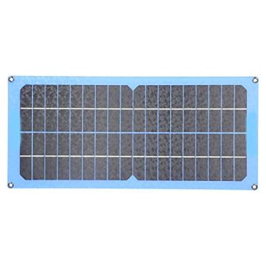 Imagem de Hyuduo Painel Solar Portátil de 15w Portátil IP65 Carregador Solar Flexível à Prova D'água Com Suporte de Montagem Ajustável para Manutenção Bateria do Carro de Acampamento para RV