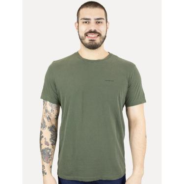 Imagem de Camiseta Calvin Klein Jeans Masculina Skied Back Frame Verde Militar-Masculino