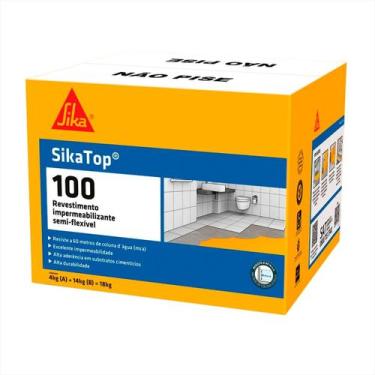 Imagem de Sika Top 100 Revestimento Impermeabiliza 18kg Sikatop